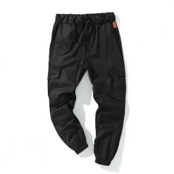 MANLUODANNI Oversea Store Drawstring Cargo Pants Men's Apparels