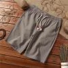 Made In Asia Store Men's Apparels North Royal Guam Linen Shorts
