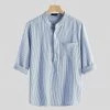 Velvet Girl Store North Royal Colorful Linen Shirt Men's Apparels