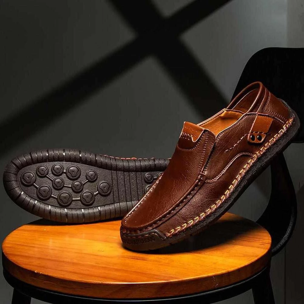 CHAXICHEN Official Store Sky Madrid Austin Leather Moccasins Men's Apparels 6 CHAXICHEN Official Store Sky Madrid Austin Leather Moccasins Men's Apparels