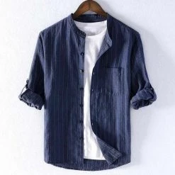Cotton Linen Store North Royal Calabria Linen Shirt Men's Apparels