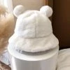 All Clothes Dropshiping Women Men Kids Etc Store Saint Morris Plush Bear Ear Bucket Hat Men's Apparels