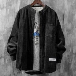 Wardrobe Dong Store Men's Apparels North Royal Oversized Corduroy Shirt
