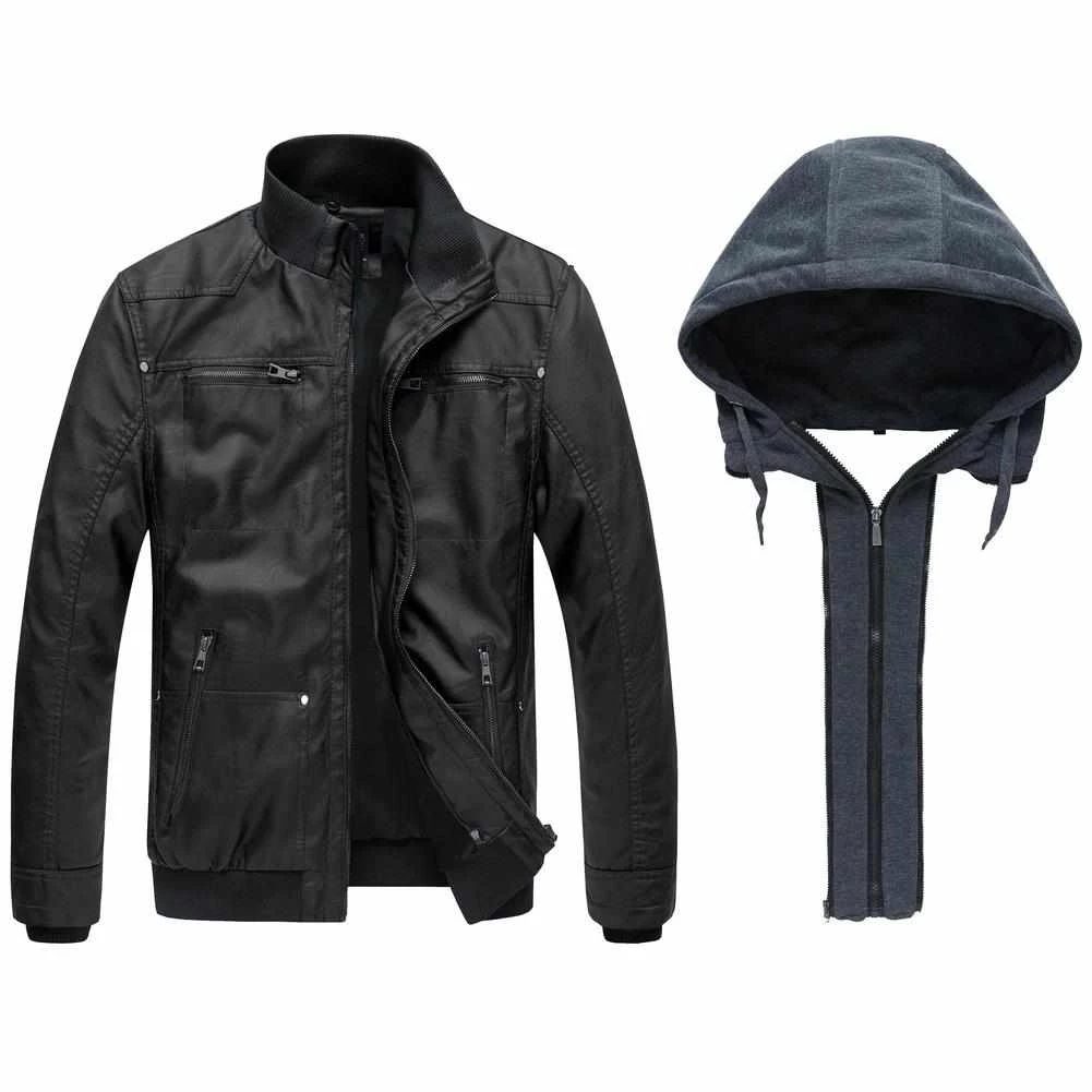 Wantdo Official Store North Royal Leather Jacket 4 Wantdo Official Store North Royal Leather Jacket