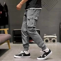 Anbican Factory Store Saint Morris Multi-Pocket Cargo Pants Men's Apparels