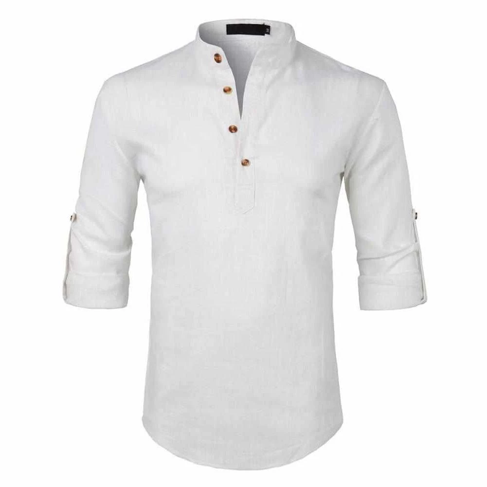 Hipster Wardrobe Store Saint Morris Linen Roll-Up Shirt Men's Apparels 5 Hipster Wardrobe Store Saint Morris Linen Roll-Up Shirt Men's Apparels