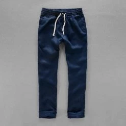 Suehaiwe Official Store Sky Madrid La Spezia Linen Pants 11 Suehaiwe Official Store Sky Madrid La Spezia Linen Pants