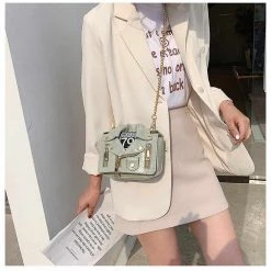 BATTLERLOVER Personalized Bag Store MotorJacket Shoulder Bag Women's Apparels