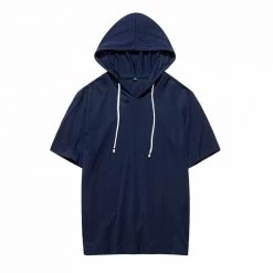 MANTORS Men's Store Sky Madrid Casual Hooded T-Shirt