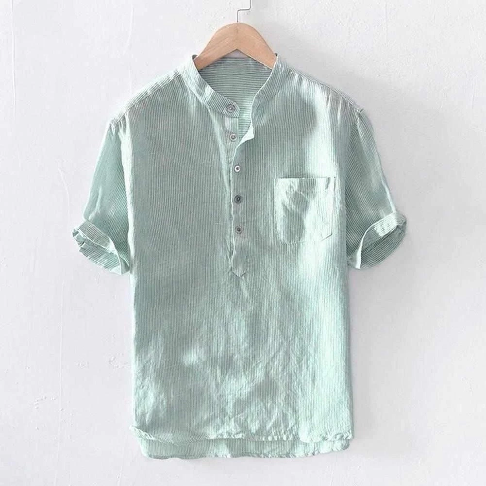 Sanwony Store Men's Apparels North Royal Ischia Linen Shirt 6 Sanwony Store Men's Apparels North Royal Ischia Linen Shirt