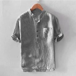 Sanwony Store Men's Apparels North Royal Ischia Linen Shirt 9 Sanwony Store Men's Apparels North Royal Ischia Linen Shirt