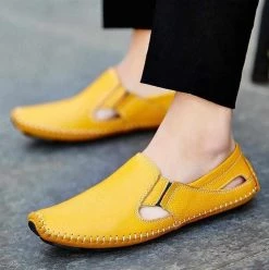 D H K Store Wilson Leather Espadrilles Men's Apparels