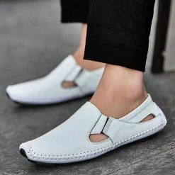 D H K Store Wilson Leather Espadrilles Men's Apparels