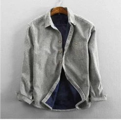 China Cloth Men's Apparels Sky Madrid Long Sleeve Button Shirt