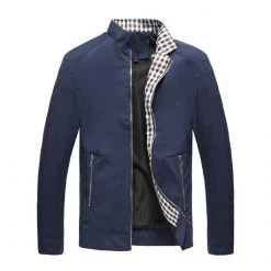 Mountainskin Official Store Sky Madrid Weekend Zip-Up Jacket Men's Apparels