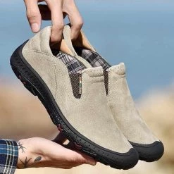 NIDENGBAO Official Store Casual Leather Slip-ons Men's Apparels