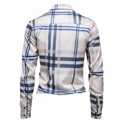 Very R Store Saint Morris Executive Plaid Button-Up Shirt Men's Apparels