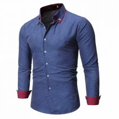 Mapleking-2019 Store Sky Madrid Executive Slim Shirt Men's Apparels