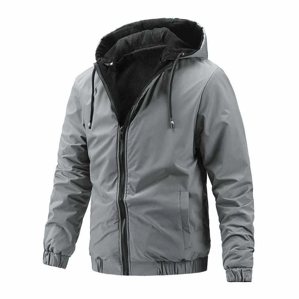 AIOPESON Official Store North Royal Double-Sided Hooded Jacket Men's Apparels 6 AIOPESON Official Store North Royal Double-Sided Hooded Jacket Men's Apparels