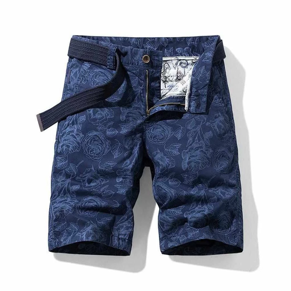Street Graffiti Men's Store North Royal Floral Cargo Shorts Men's Apparels 3 Street Graffiti Men's Store North Royal Floral Cargo Shorts Men's Apparels