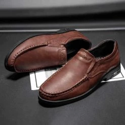 CcharmiX Official Store Venetian Genuine Leather Loafers