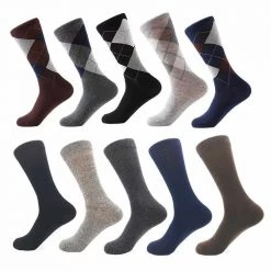 MYORED Official Store Combed Cotton Socks Men's Apparels