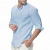 JDDTON Store Men's Apparels North Royal Athens Linen Shirt 2 JDDTON Store Men's Apparels North Royal Athens Linen Shirt