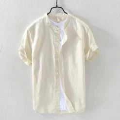 URSPORTTECH Store Men's Apparels North Royal Coastal Linen Shirt