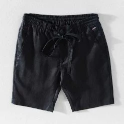 Cotton Linen Store Saint Morris Paradise Linen Shorts Men's Apparels