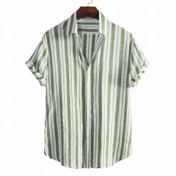 HT Online Store Men's Apparels Sky Madrid Chania Striped Shirt