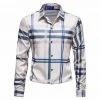 Very R Store Saint Morris Executive Plaid Button-Up Shirt Men's Apparels