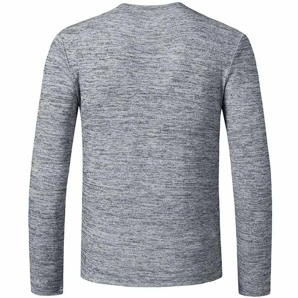 Mens Wardrobe Store Sky Madrid Slim Long Sleeve Henley 7 Mens Wardrobe Store Sky Madrid Slim Long Sleeve Henley