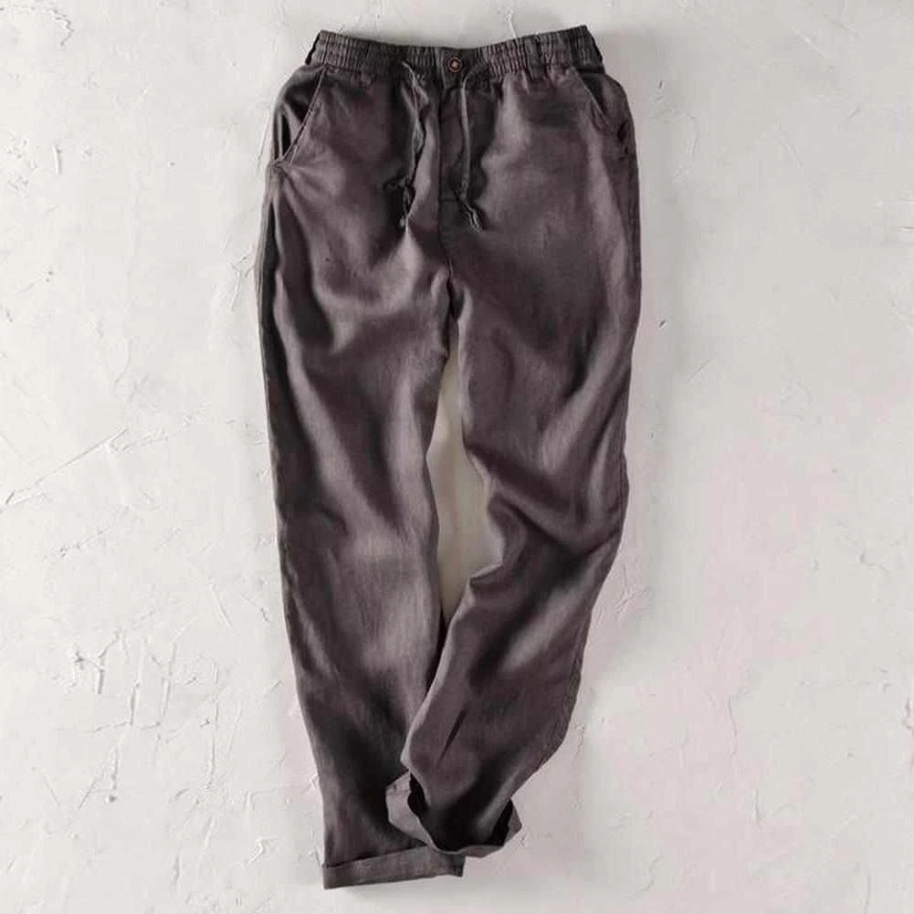 M Cotton Linen Store Men's Apparels Sky Madrid Hawaii Linen Pants 4 M Cotton Linen Store Men's Apparels Sky Madrid Hawaii Linen Pants