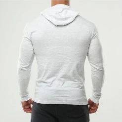 BODYBUILDING GYM Men's Apparels Sky Madrid Athletic Hooded Sweatshirt