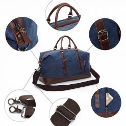 Markroyal Official Store Men's Apparels Sky Madrid Canvas Travel Bag