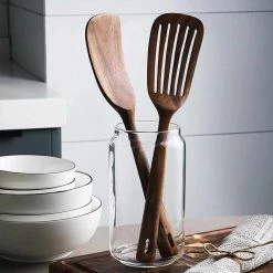 GreeOn Eco-friendly Store Teakware Wooden Fork And Spoon Set