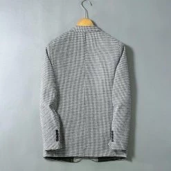 IEFB Official Store Saint Morris Plaid Pocket Blazer Men's Apparels