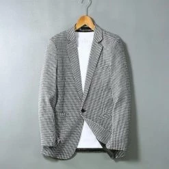IEFB Official Store Saint Morris Plaid Pocket Blazer Men's Apparels