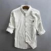 JDDTON Store North Royal Parma Linen Shirt 1 JDDTON Store North Royal Parma Linen Shirt