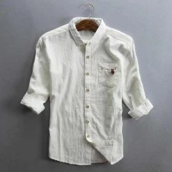 JDDTON Store North Royal Parma Linen Shirt