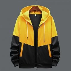 Acong Store Men's Apparels North Royal Contrast Hooded Jacket