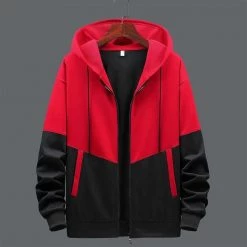 Acong Store Men's Apparels North Royal Contrast Hooded Jacket