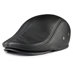 LA SPEZIA Official Store Sky Madrid Leather Gatsby Beret Men's Apparels 7 LA SPEZIA Official Store Sky Madrid Leather Gatsby Beret Men's Apparels