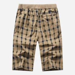 FIELD LIVED (China) Store Men's Apparels North Royal Plaid Capri Shorts