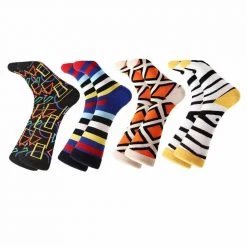 MYORED Official Store Assorted Happy Socks (4 Pairs) Men's Apparels
