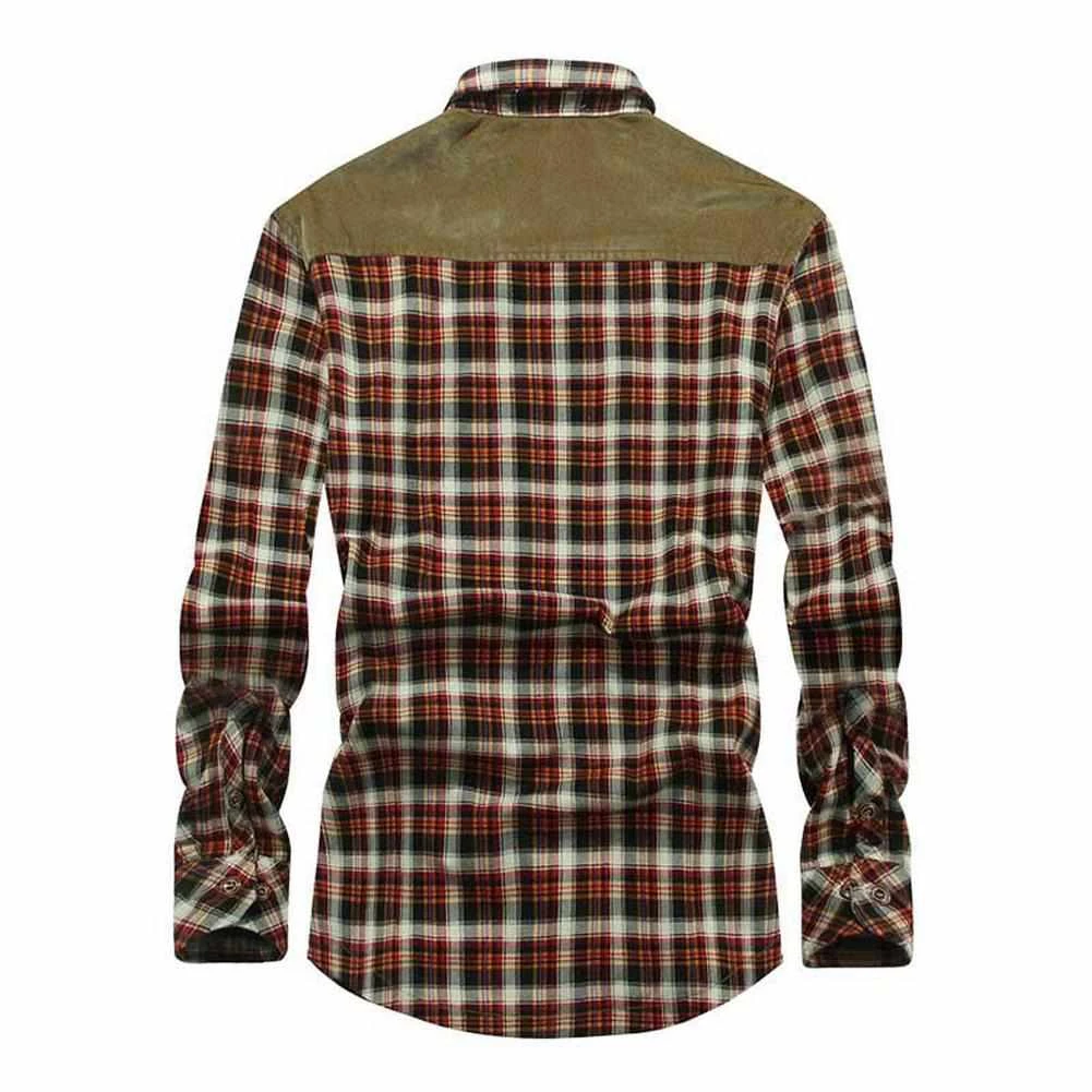 Mcikkny Jeans Store Boran Plaid Fleece Shirt Men's Apparels 4 Mcikkny Jeans Store Boran Plaid Fleece Shirt Men's Apparels