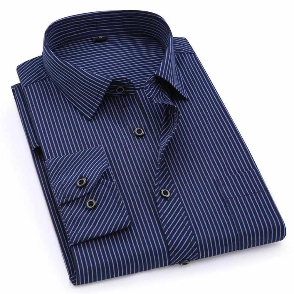 QISHA MEN SHIRT Store Men's Apparels Saint Morris Striped Button-Up Shirt 4 QISHA MEN SHIRT Store Men's Apparels Saint Morris Striped Button-Up Shirt