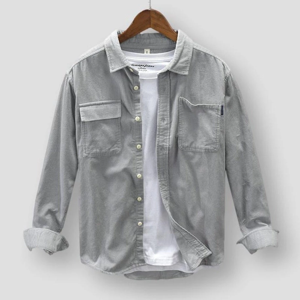 Moringcute Store Men's Apparels Sky Madrid Essential Cotton Shirt 4 Moringcute Store Men's Apparels Sky Madrid Essential Cotton Shirt