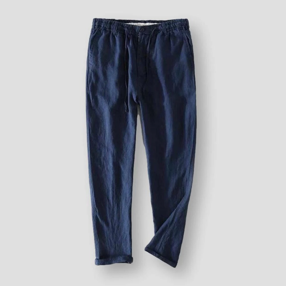 M Cotton Linen Store North Royal Granada Linen Pants Men's Apparels
