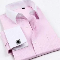 GREVOL Official Store Men's Apparels North Royal Long-Sleeve Cufflink Dress Shirt 6 GREVOL Official Store Men's Apparels North Royal Long-Sleeve Cufflink Dress Shirt